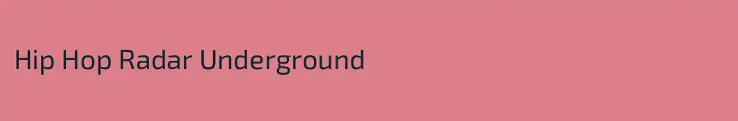 Hip Hop Radar Underground